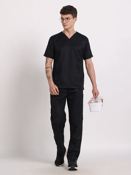 Men Evo Scrub (Black) Set