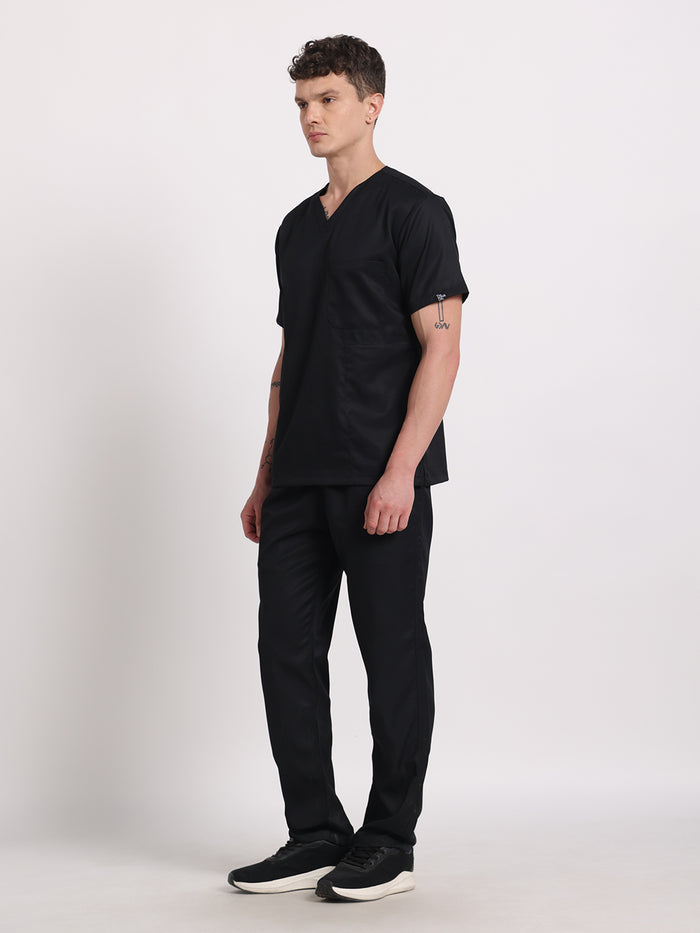 Men Evo Scrub (Black) Set