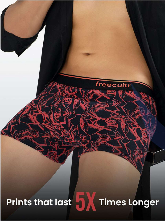 Men's Cotton Printed Trunk (Pack of 6)