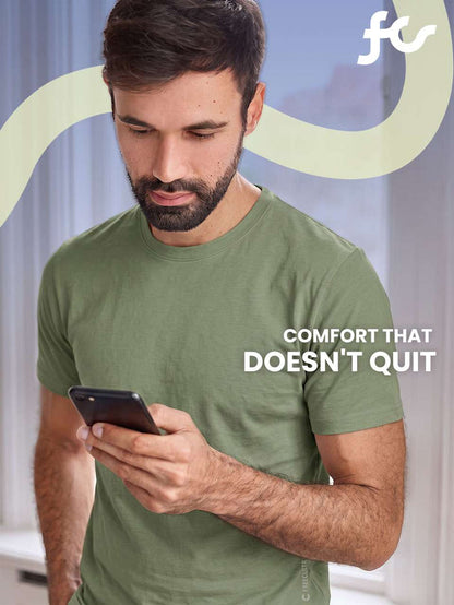 Men's Cotton Stretch T-Shirt - Pack Of 1