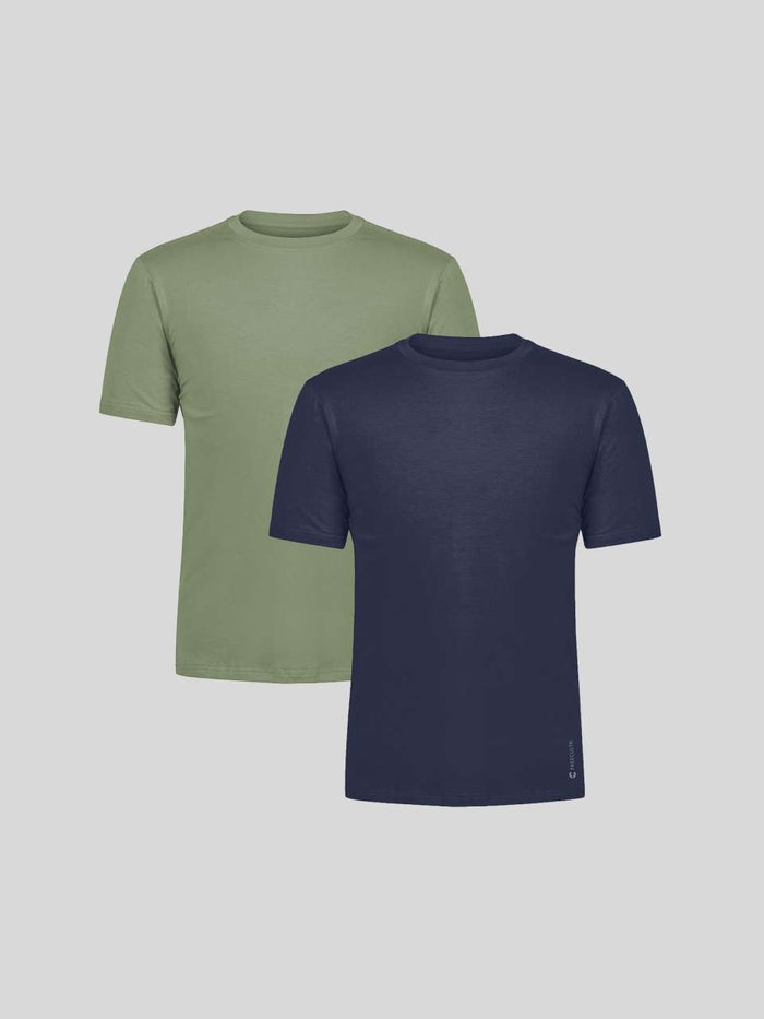 Men's Cotton Stretch T-Shirt - Pack Of 2