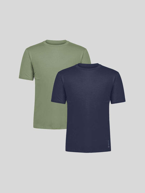 Men's Cotton Stretch T-Shirt - Pack Of 2