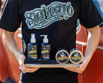 Guy Holding Men's Hair Kit