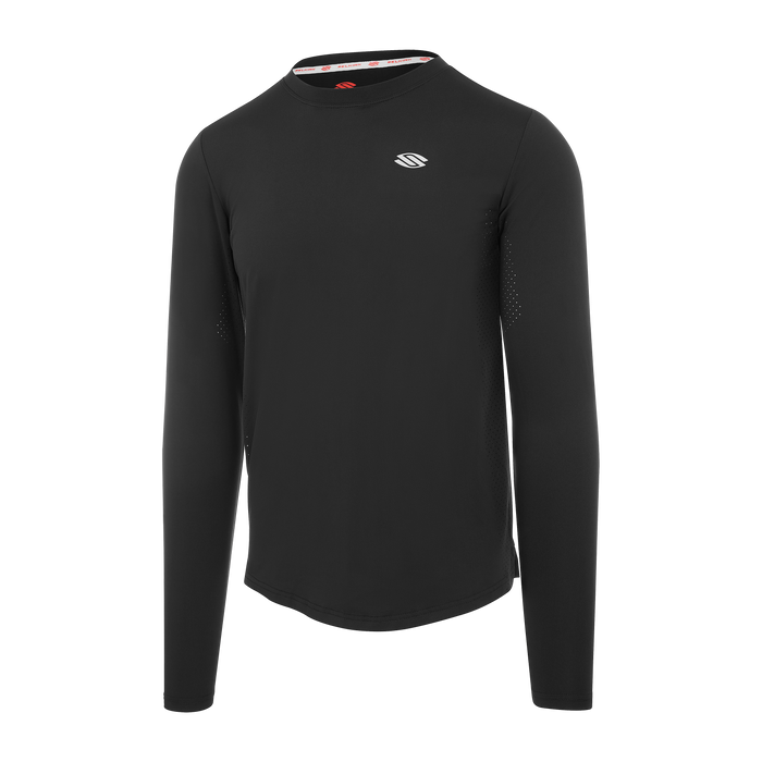 Black long sleeve athletic shirt from the Men's Pro Line collection, designed for pickleball.