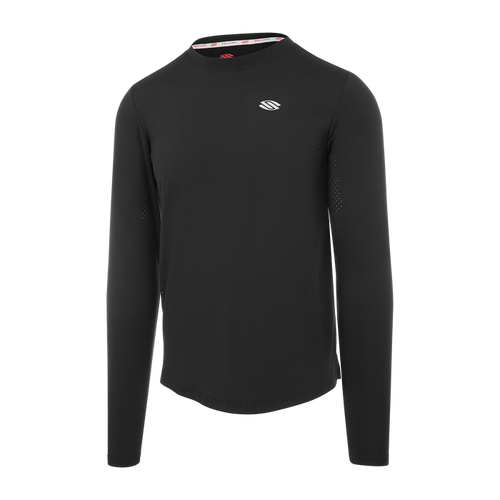 Black long sleeve athletic shirt from the Men's Pro Line collection, designed for pickleball.