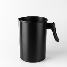 Metal Pouring Pot - Large Black