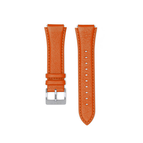 Metric - Leather Strap in Coral Orange 19.50mm