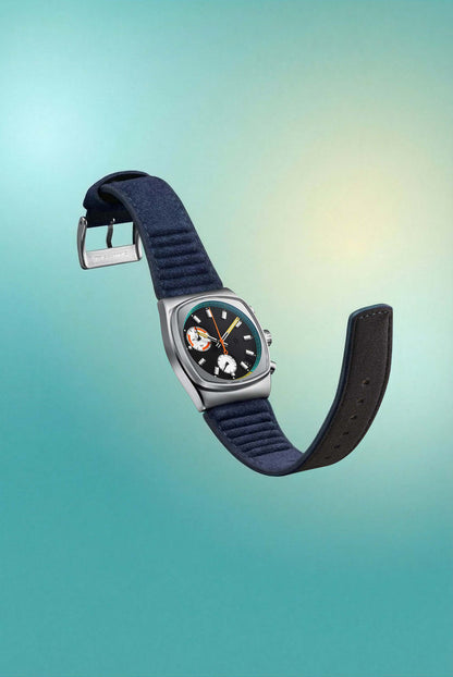 Metric - Navy Suede Strap 19.50mm