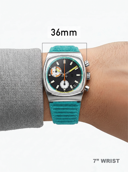 Metric - Teal Suede Strap 19.50mm