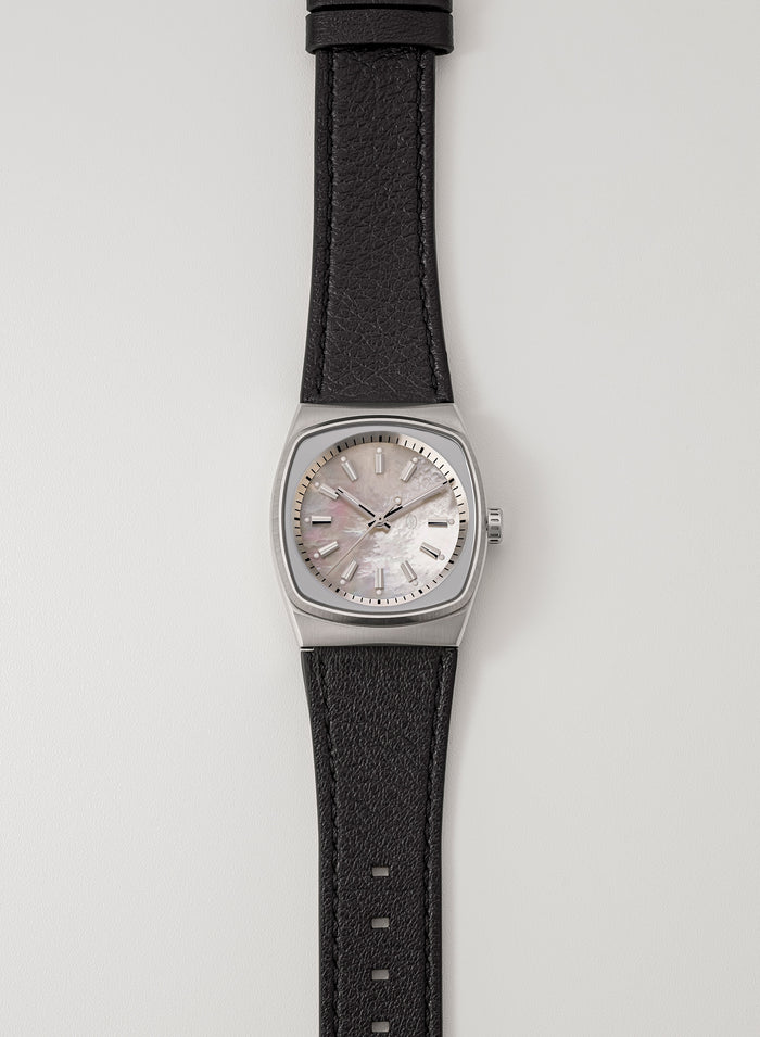 Metric Lite - Leather Strap in Black 18.00mm