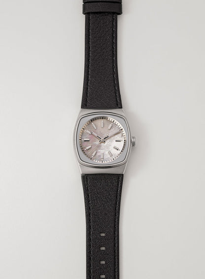 Metric Lite - Leather Strap in Black 18.00mm
