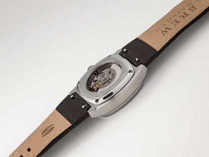 Metric Lite - Leather Strap in Black 18.00mm