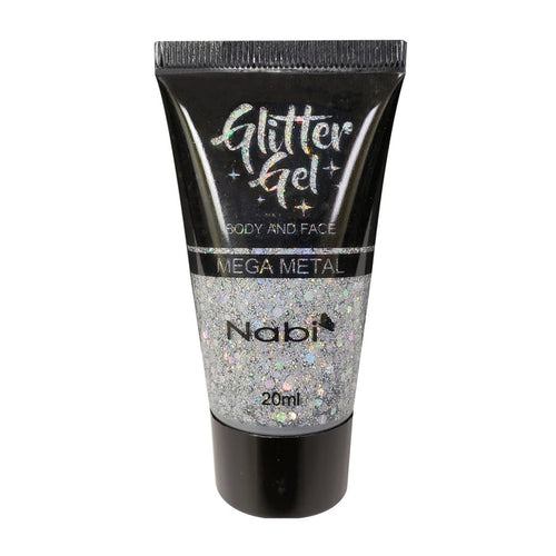 MMG-02 BODY & FACE GLITTER GEL SILVER