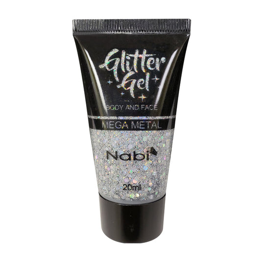 MMG-02 BODY & FACE GLITTER GEL SILVER