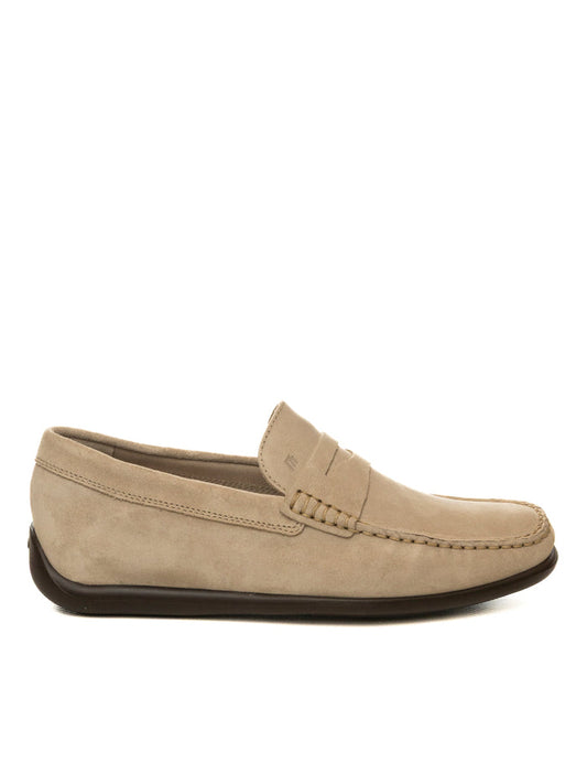 FRAU Mocassino camoscio beige 14B2 CASTORO-BEACH