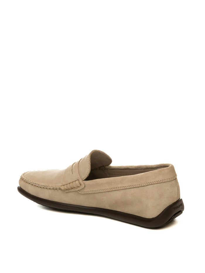 FRAU Mocassino camoscio beige 14B2 CASTORO-BEACH