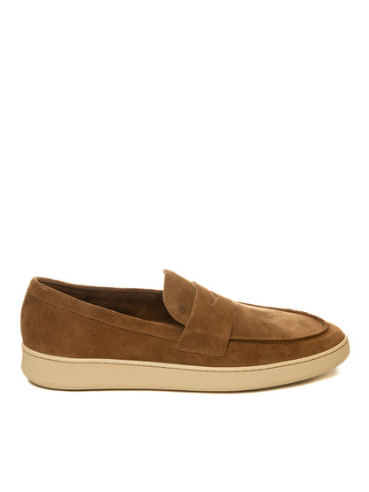 FRAU Mocassino camoscio camel 24B4 SUEDE-TOFFE