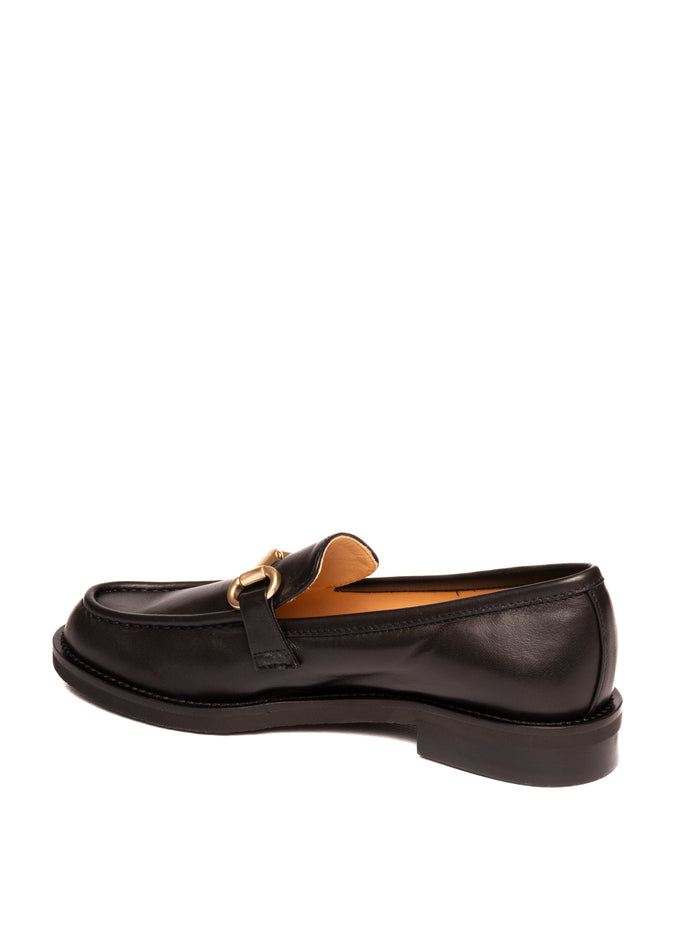 FRANCO RUSSO Mocassino nappa nero 8002 NAPPA-NERO