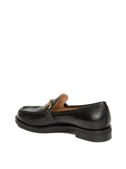 FRANCO RUSSO Mocassino nappa nero 8002 NAPPA-NERO