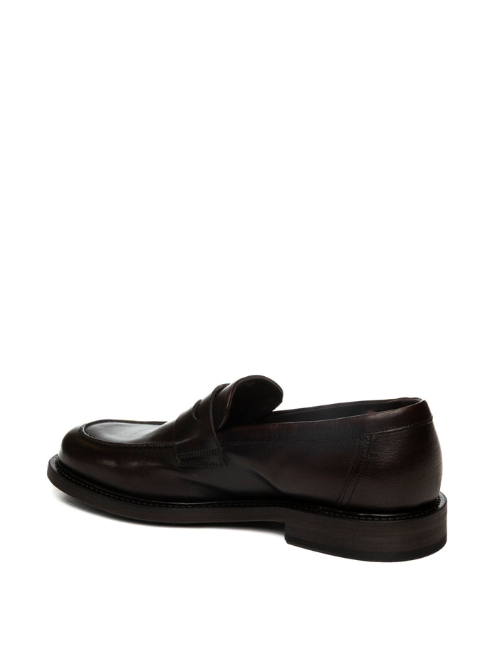 PANTANETTI Mocassino pelle bordeaux 16920 LAGOS-AUBERGINE