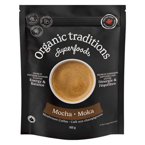 Package of Organic Traditions Mocha 100g