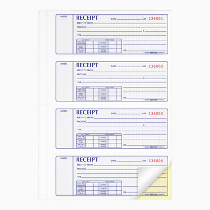 Money Receipt Book 8L816