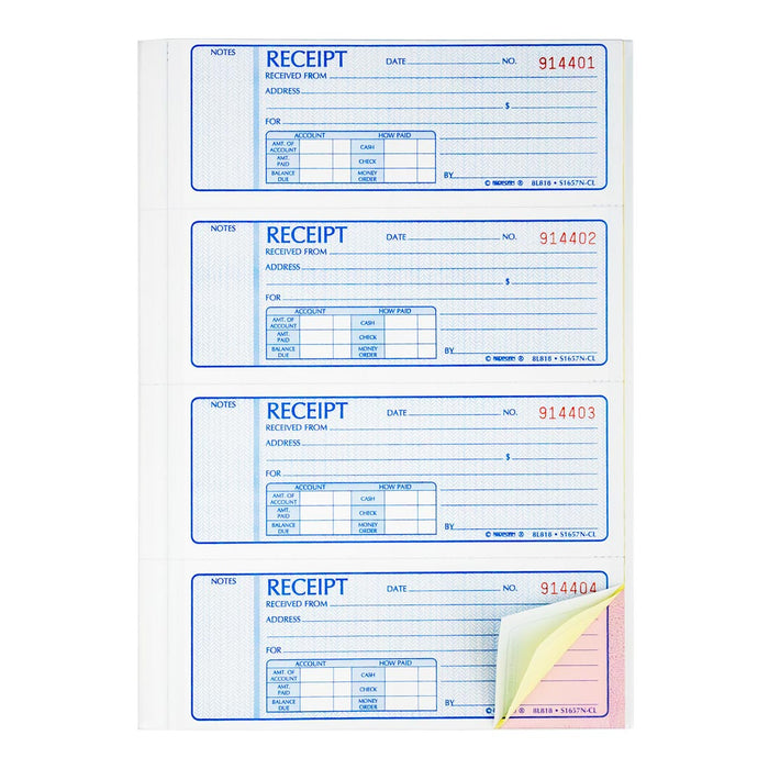 Money Receipt Book 8L818