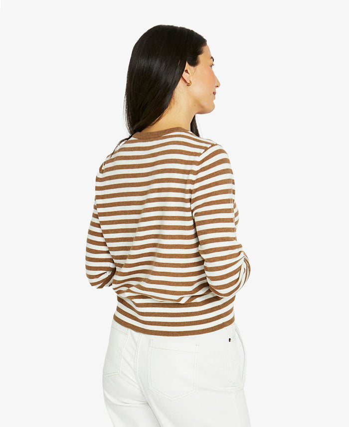 Mono Stripe Cardigan