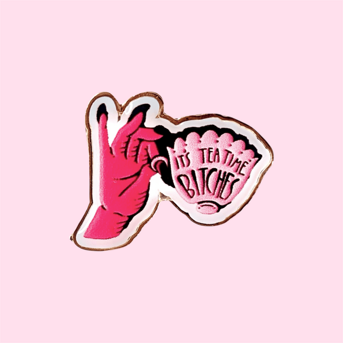 Morning Badass Tea Time Pin - Essentials