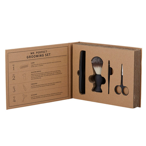Mr. Perfect Grooming Set Book Box - Madison's Niche