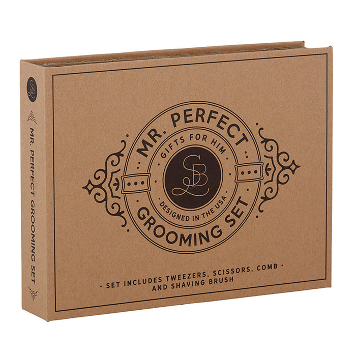 Mr. Perfect Grooming Set Book Box - Madison's Niche