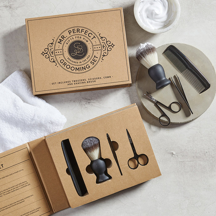 Mr. Perfect Grooming Set Book Box - Madison's Niche