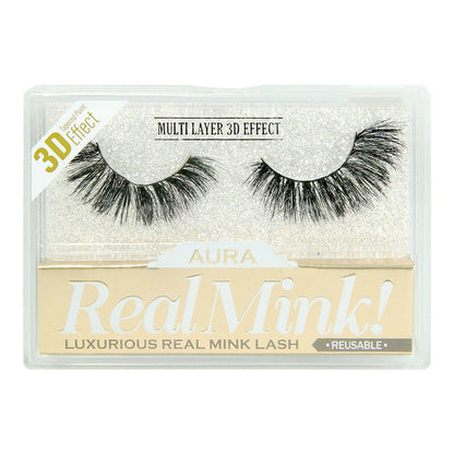 Multi Layer 3D Effect Luxurious Real Mink Lash - ikatehouse