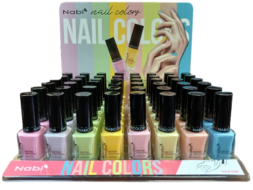 N48R-P - 8 PCS Nabi 5 Nail Polish Set P