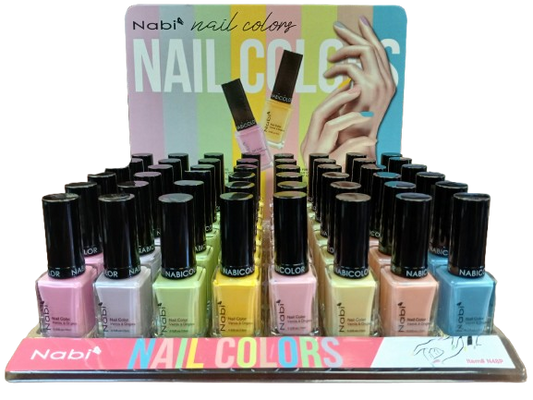 N48R-P - 8 PCS Nabi 5 Nail Polish Set P
