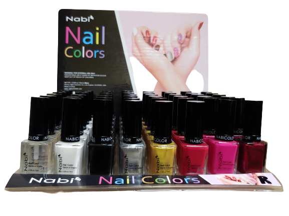 N48R-R - 8 PCS Nabi 5 Nail Polish Set R