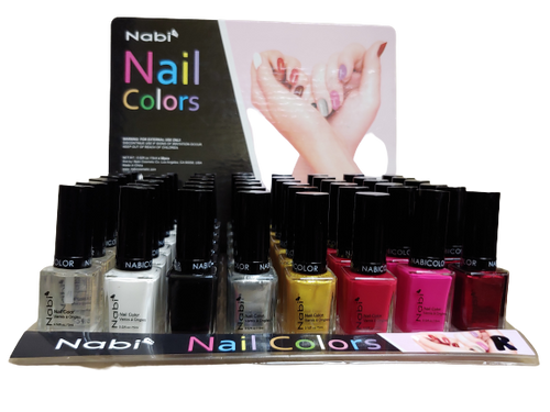 N48R-R - 8 PCS Nabi 5 Nail Polish Set R
