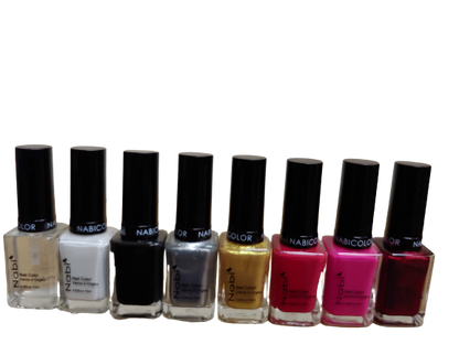 N48R-R - 8 PCS Nabi 5 Nail Polish Set R