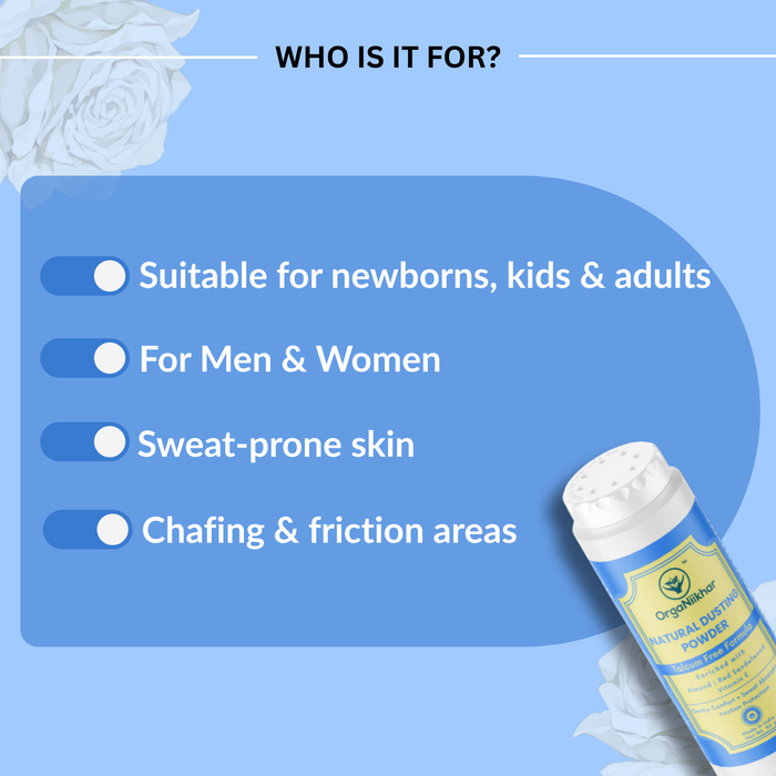 Natural Dusting Powder - Talcum Free Formula
