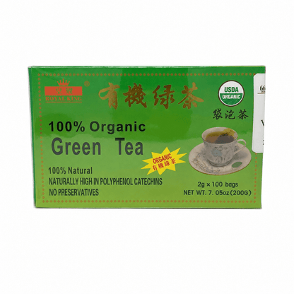 Natural Organic Green Tea | Royal King 100 Tea Bags - Yado African & Caribbean Market
