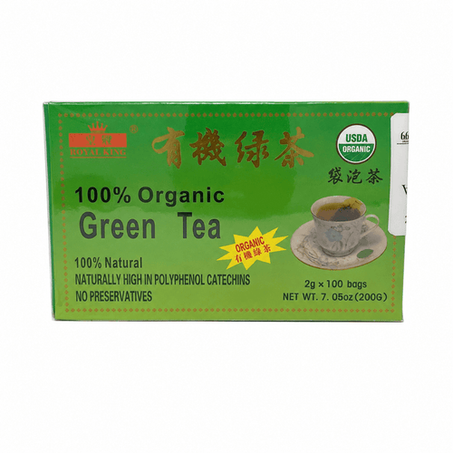 Natural Organic Green Tea | Royal King 100 Tea Bags - Yado African & Caribbean Market