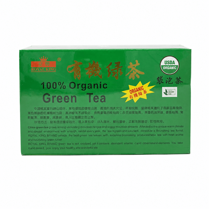 Natural Organic Green Tea | Royal King 100 Tea Bags - Yado African & Caribbean Market
