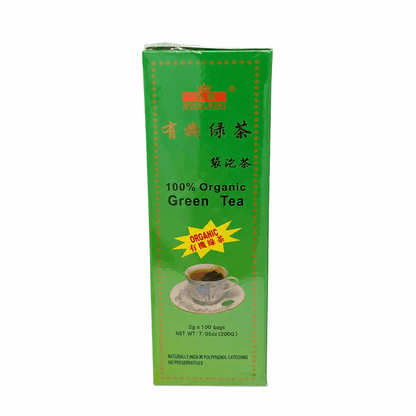 Natural Organic Green Tea | Royal King 100 Tea Bags - Yado African & Caribbean Market