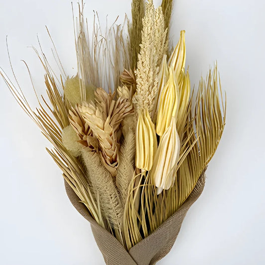 Natural Sand Boho Dried Flower Centerpiece