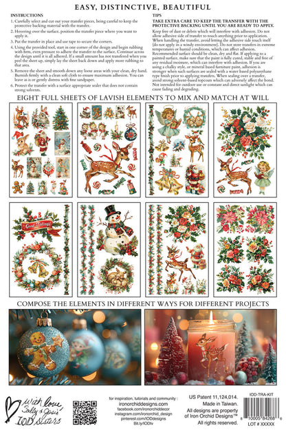 NEW! Kitschy Christmas - IOD Transfer 8x12 Pad™ - LIMITED EDITION!