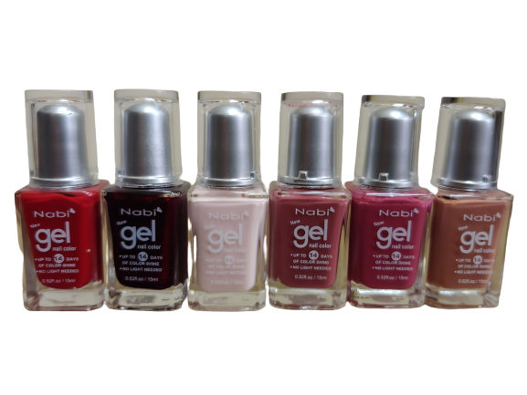 NG24D- 6 PCS New Gel Nail Polish Set D