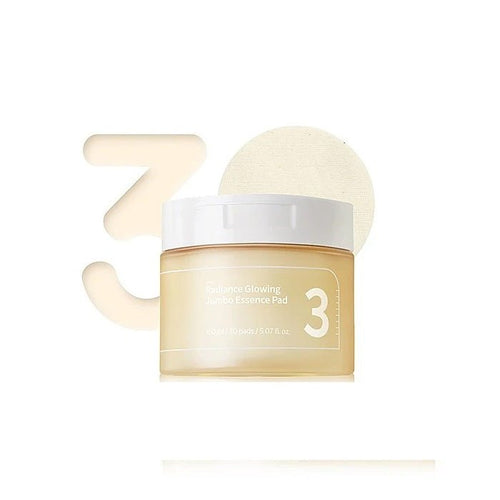 NO.3 RADIANCE GLOWING JUMBO ESSENCE PAD - Dischete Iuminatoare Pentru Fata - skinseen.ro