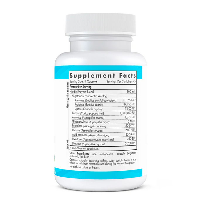 Nordic Flora Digestive Enzymes by Nordic Naturals