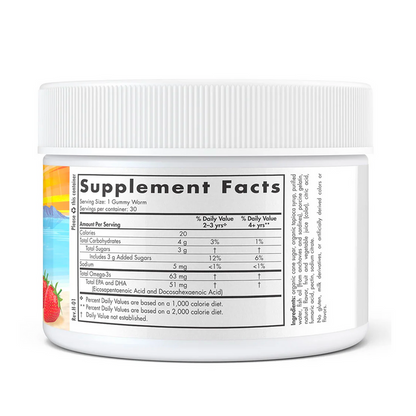 Nordic Omega-3 Gummy Worms by Nordic Naturals