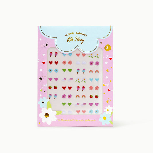 Oh Flossy Kids Stick-On Earrings